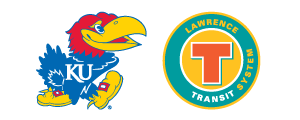 KU and Lawrence Transit Logos