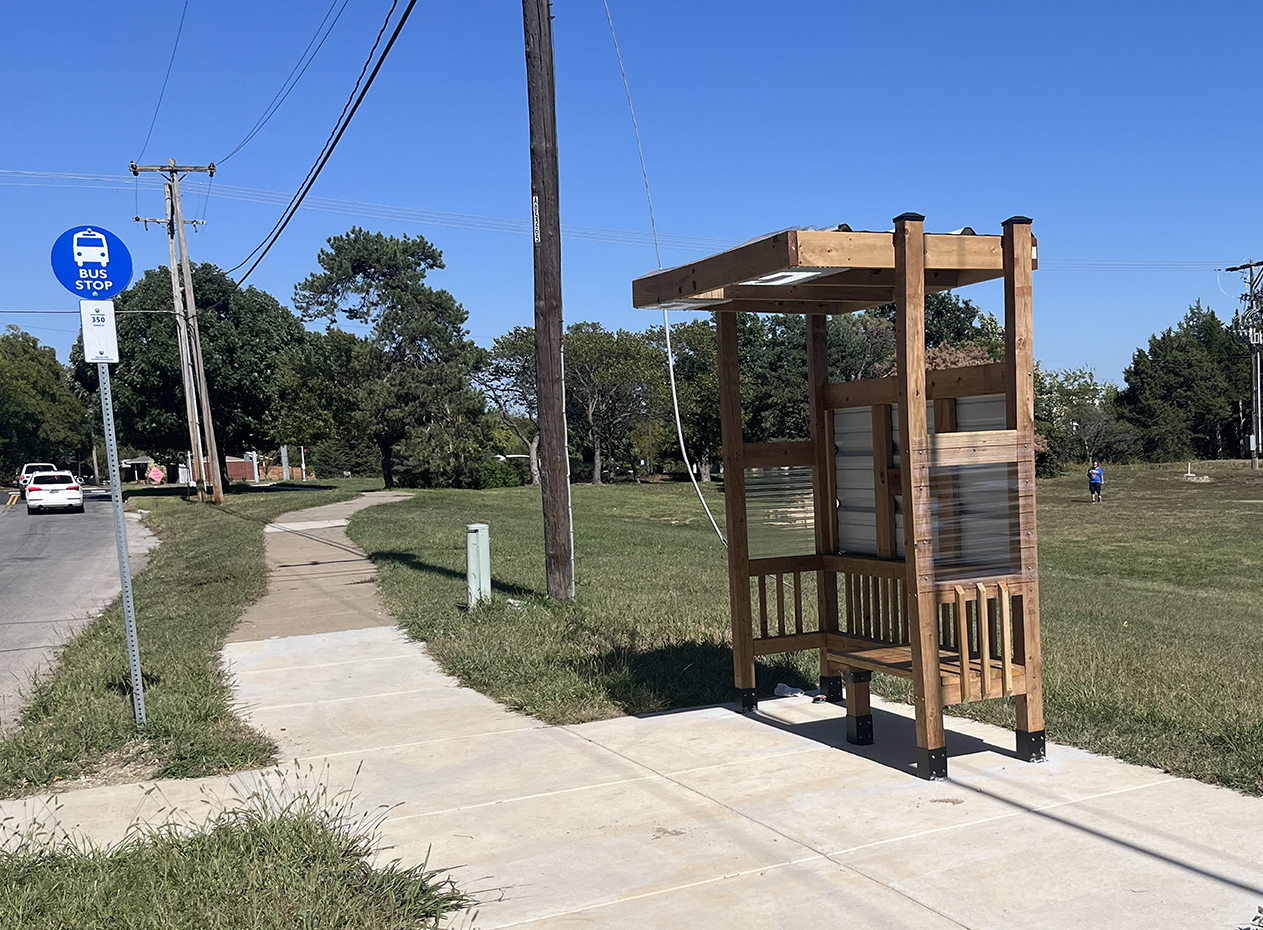 Featured image for “Ribbon cutting to celebrate bus shelters built in partnership with Peaslee Tech and Boys & Girls Club of Lawrence”