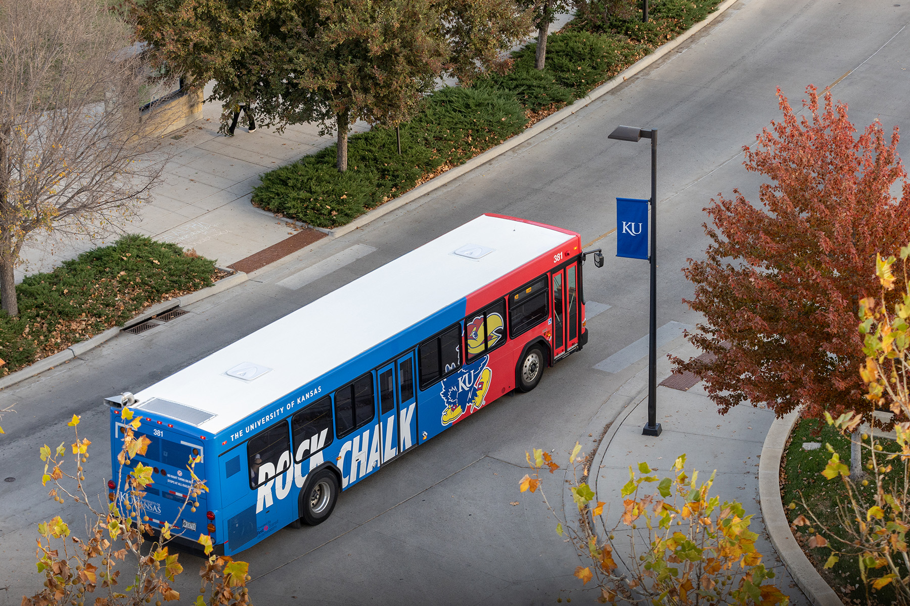 Featured image for “Catch the bus to KU football games”